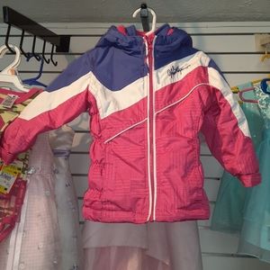 Weatherproof coat pink and purple